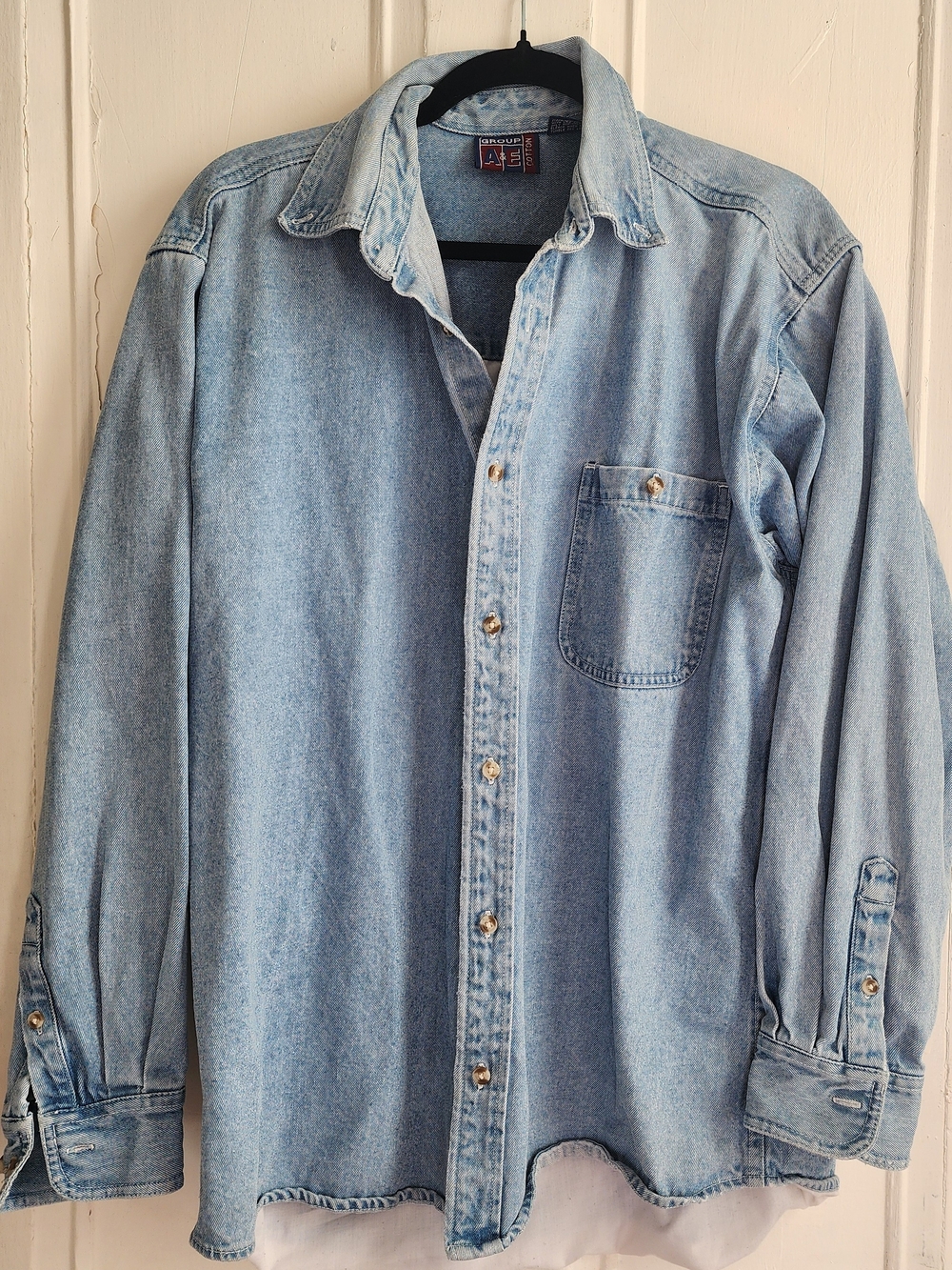 Men's Light Blue Denim Shirt - Classic Casual